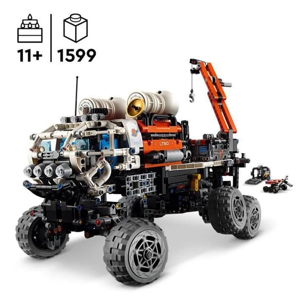 LEGO Technic 42180 Bemannad Mars Exploration Rover, leksak med rymdtema
