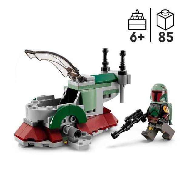 LEGO® Star Wars 75344 Boba Fetts skepp Microfighter - Vit - För barn från 6 år och uppåt