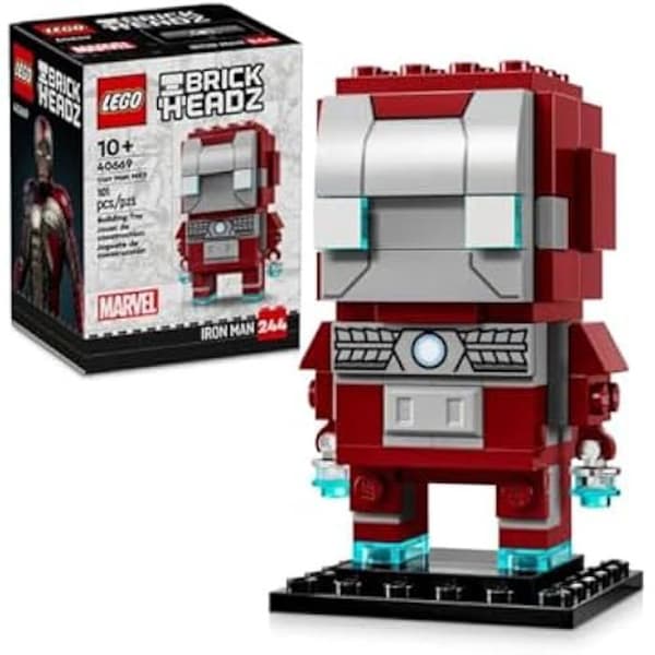 Byggfigur - LEGO - BrickHeadz Iron Man MK5 - 101 delar - 8 cm - Mixat 10 år och uppåt
