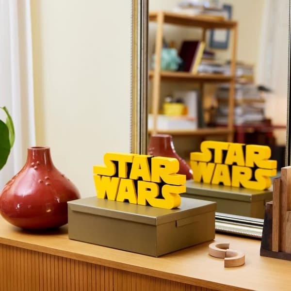 LEGO Star Wars 75407 Star Wars-logotyp i byggstenar - Byggsats för vuxna – Inredning