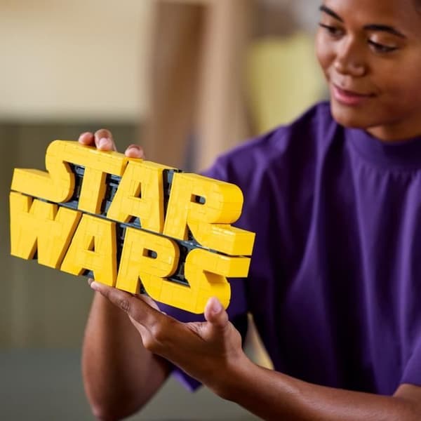 LEGO Star Wars 75407 Star Wars-logotyp i byggstenar - Byggsats för vuxna – Inredning