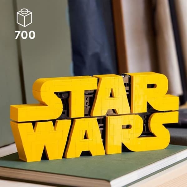LEGO Star Wars 75407 Star Wars-logotyp i byggstenar - Byggsats för vuxna – Inredning