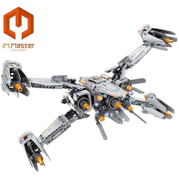 Byggset - COLORBABY - iM.Master 85454 - Rymdskepp - 1018 bitar - Futuristisk design