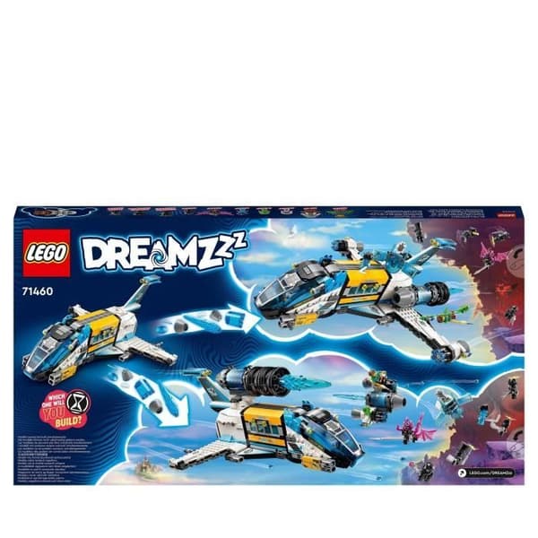 LEGO® DREAMZzz 71460 Mr. Oz rymdbuss, 2-i-1 rymdskeppsleksak, med Z-Blob