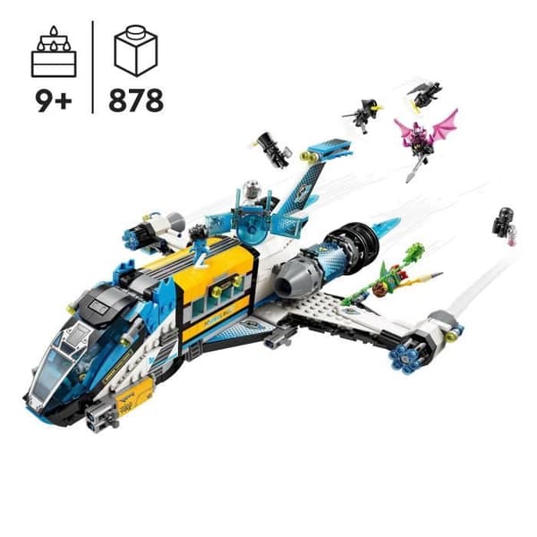 LEGO® DREAMZzz 71460 Mr. Oz rymdbuss, 2-i-1 rymdskeppsleksak, med Z-Blob