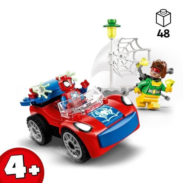 LEGO® Marvel 10789 Spider-Man och Doctor Octopus' bil, leksak med spider och klossar