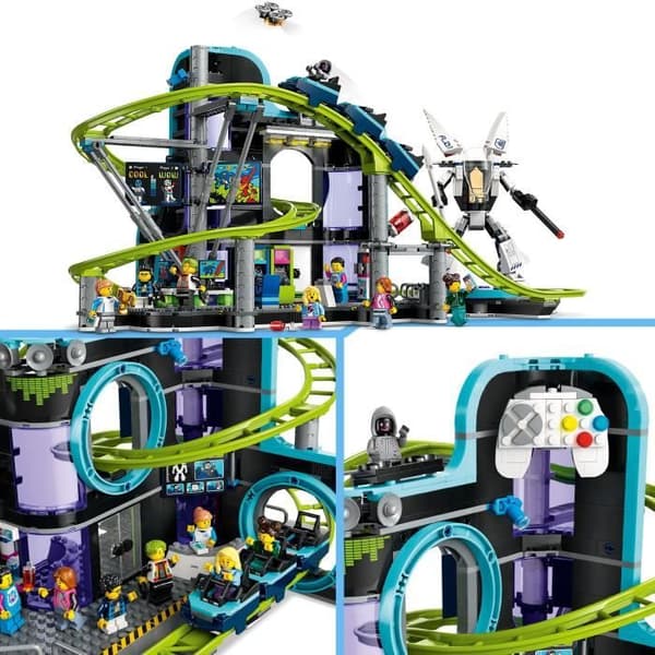 LEGO® City 60421 Robot World Amusement Park - Nöjespark för barn i åldrarna 8