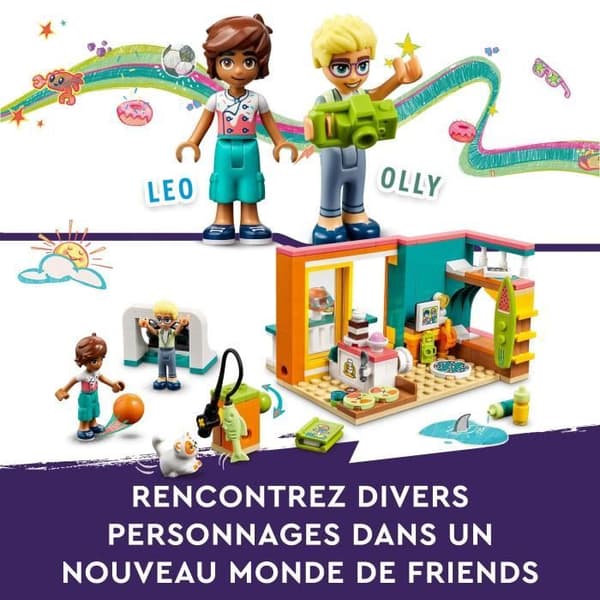 LEGO® Friends 41754 Leos rum, leksak på bageriet, med minidocka