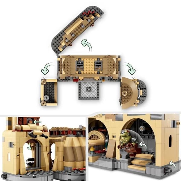 LEGO® 75326 Star Wars Boba Fetts tronrum, byggbar leksak för barn över 9 år, med Jabbas palats
