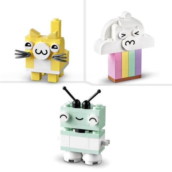 LEGO® Classic 11028 Pastell Creative Fun, tegelleksak med dinosaurie och katt, present