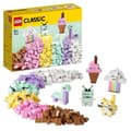 Miniatyrbild 1 av 6: LEGO® Classic 11028 Pastell Creative Fun, tegelleksak med dinosaurie och katt, present