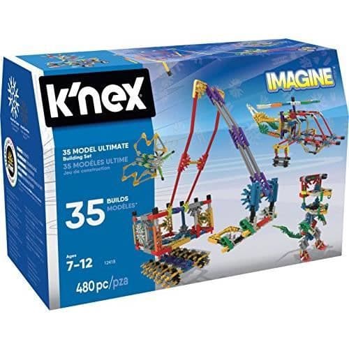 K'NEX Imagine byggsats 35 modeller - KNEX - 440 delar - Flerfärgad - Röd - från 7 år och uppåt