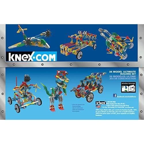 K'NEX Imagine byggsats 35 modeller - KNEX - 440 delar - Flerfärgad - Röd - från 7 år och uppåt