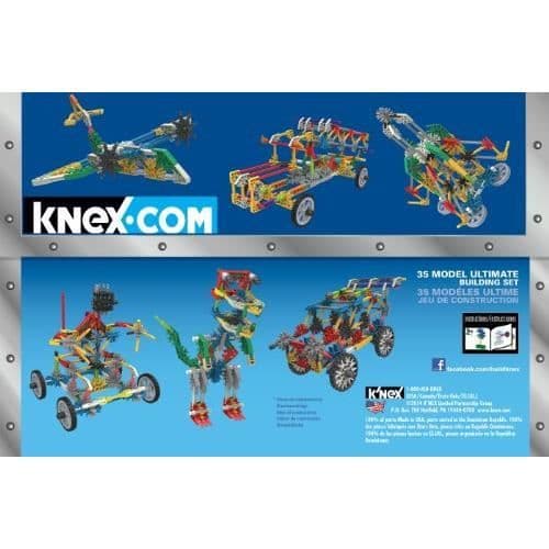 K'NEX Imagine byggsats 35 modeller - KNEX - 440 delar - Flerfärgad - Röd - från 7 år och uppåt