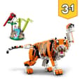 Miniatyrbild 2 av 6: LEGO 31129 Skapare 3-i-1 Hennes Majestät Tigerdjurets leksak och figur, förvandlas till en panda och fisk, barn från 9 år och uppåt
