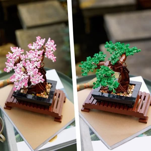 LEGO® Icons 10281 Bonsai, konstruktion, dekorativa blommor, bonsai-kit, växter och träd, LEGO Botanical Collection, för vuxna