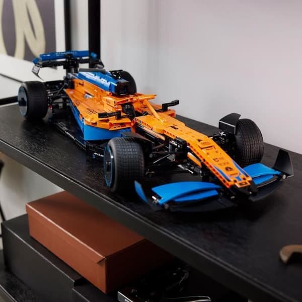 LEGO® 42141 Technic 2022 McLaren Formel 1 racerbil, F1 skalenlig modellbyggsats, modellsats för vuxna