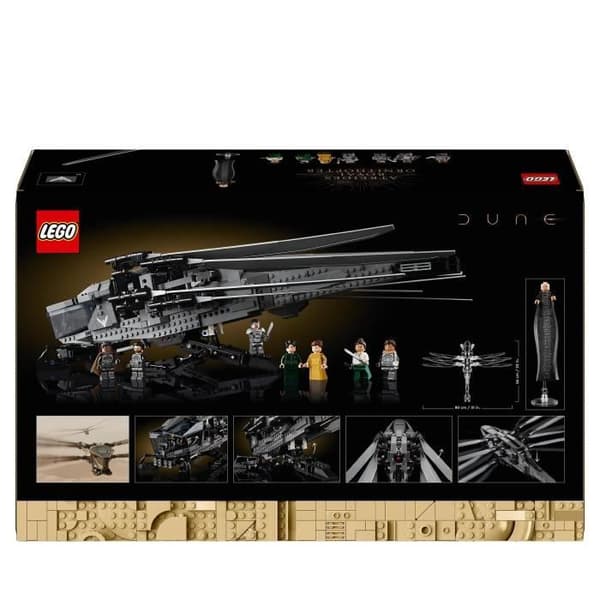 LEGO Icons Dune Atreides Royal Ornithopter, samlaruppsättning för vuxna, presentidé för kvinnor, män och filmälskare