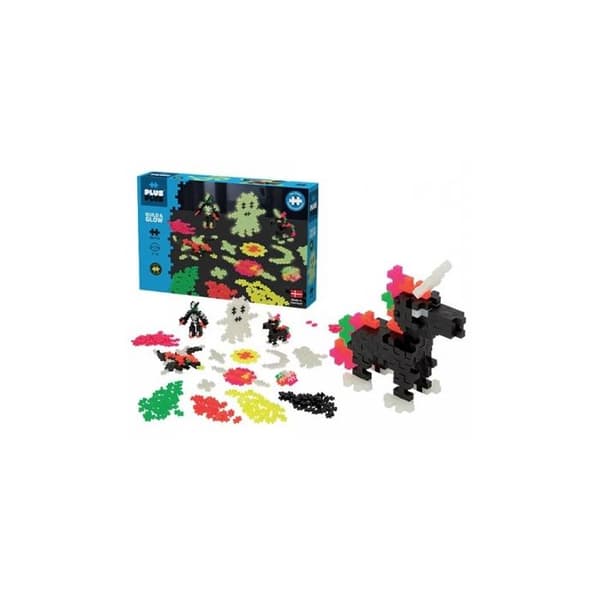 Mini skapande kit 360 delar Glow in the dark - Plus Plus
