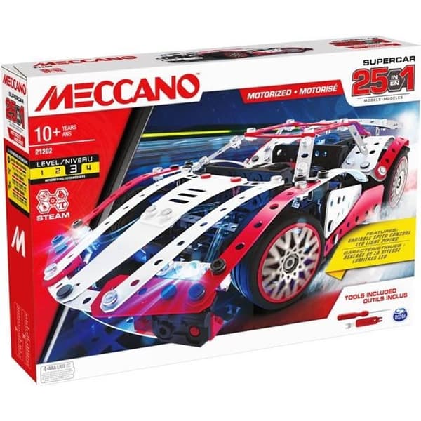 MECCANO - Supercar 25 motoriserade modeller