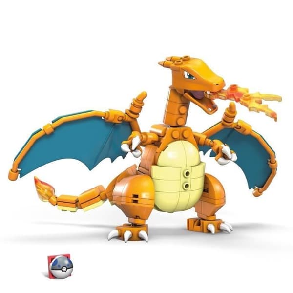 Mega Construx - Pokemon Charizard att bygga - Byggstenar - Från 8 år GWY77