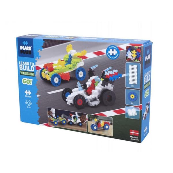 Discovery kit Mini 500 delar GO-fordon - Plus Plus