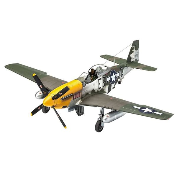 Flygplansmodell - REVELL - P-51D Mustang - Single Wing - Unik färg