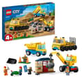 Miniatyrbild 1 av 6: LEGO® City 60391 entreprenadlastbilar och konstruktionsmaskinleksak för konstruktionsmaskiner