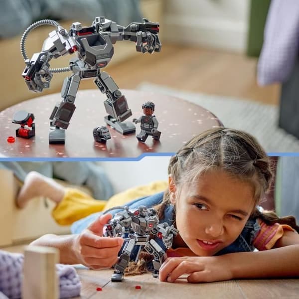 LEGO® 76277 Marvel War Machine Robotrustning, Robotleksak med: 3 skjutkanoner, MCU-karaktär