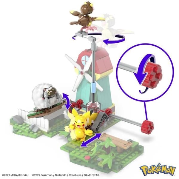 Mega Construx - Pokemon - Mühlen på landet - Byggsats - 6 år och uppåt