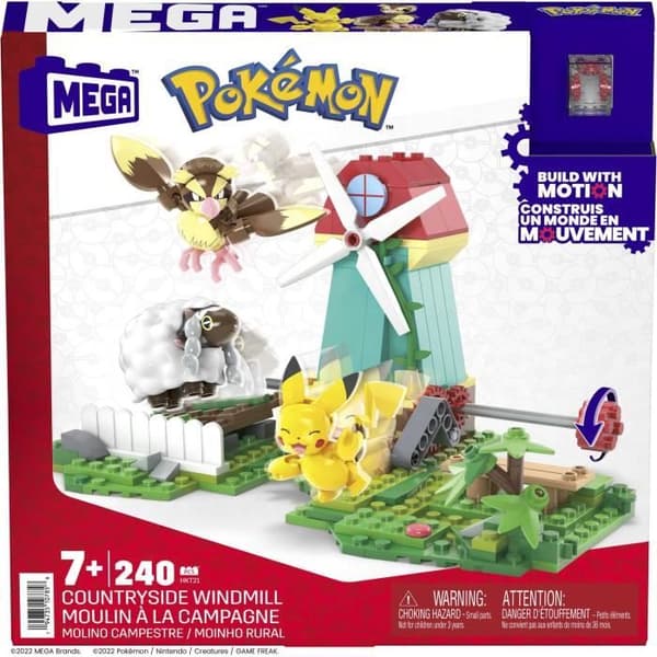 Mega Construx - Pokemon - Mühlen på landet - Byggsats - 6 år och uppåt