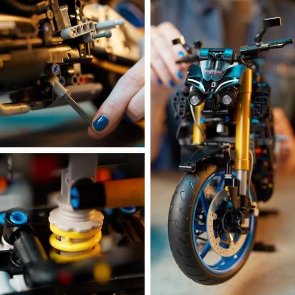 LEGO Technic 42159 Yamaha MT-10 SP, Motorcykelmodellsats för vuxna, Bikerpresent för män och kvinnor