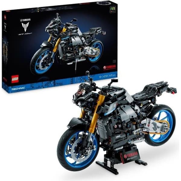 LEGO Technic 42159 Yamaha MT-10 SP, Motorcykelmodellsats för vuxna, Bikerpresent för män och kvinnor