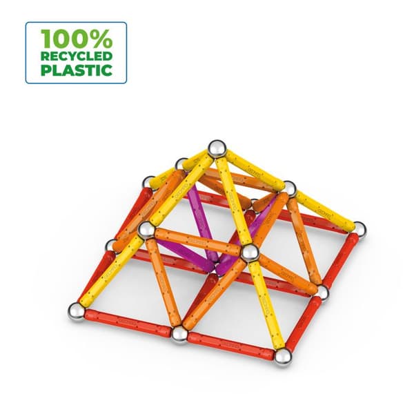 273 Geomag Classic Recycled 93 st - Miljövänlig och kreativ magnetisk byggsats - Byggleksaker - Unisex