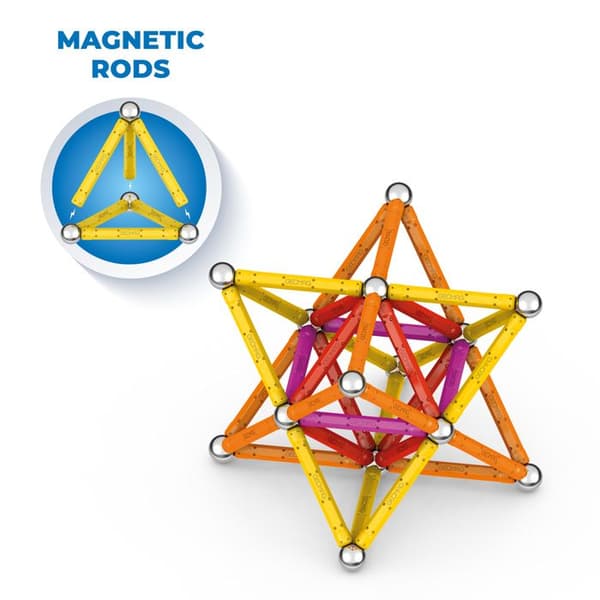 273 Geomag Classic Recycled 93 st - Miljövänlig och kreativ magnetisk byggsats - Byggleksaker - Unisex