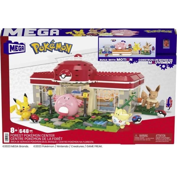 MEGA Pokémon Forest Pokémon Center Building Toy (648 st) HNT93