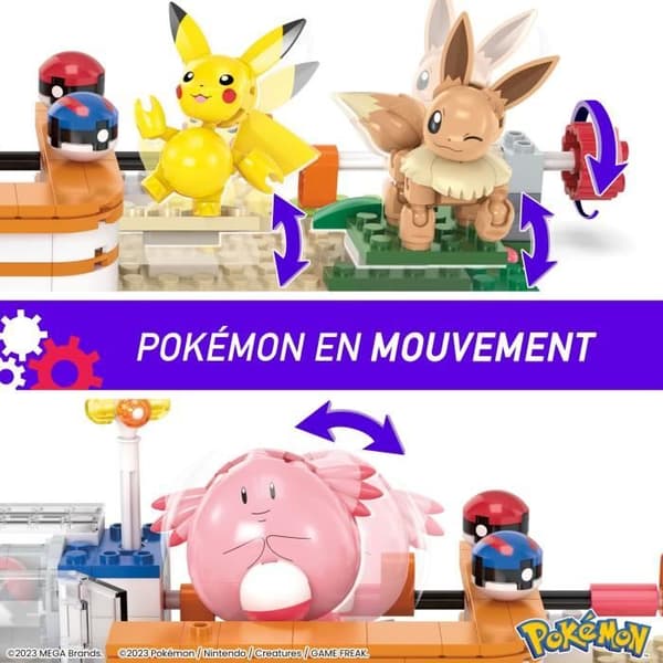 MEGA Pokémon Forest Pokémon Center Building Toy (648 st) HNT93