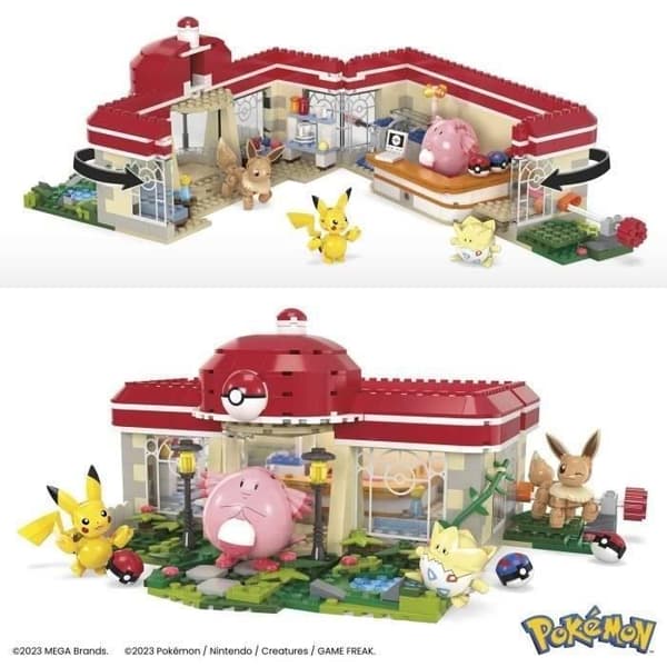 MEGA Pokémon Forest Pokémon Center Building Toy (648 st) HNT93