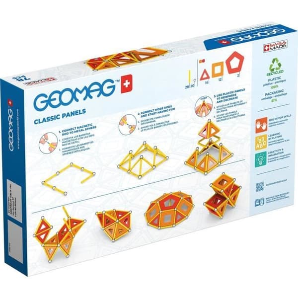 Geomag byggspel - EcoFriendly 78 st Paneler - GARDENKRAFT - Blandat - Från 5 år