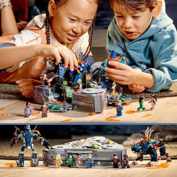 LEGO® 76156 Marvel The Rise of Domo rymdskepps superhjältebyggande leksak från filmen The Eternals