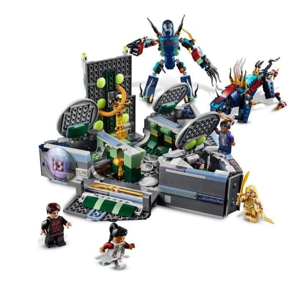 LEGO® 76156 Marvel The Rise of Domo rymdskepps superhjältebyggande leksak från filmen The Eternals