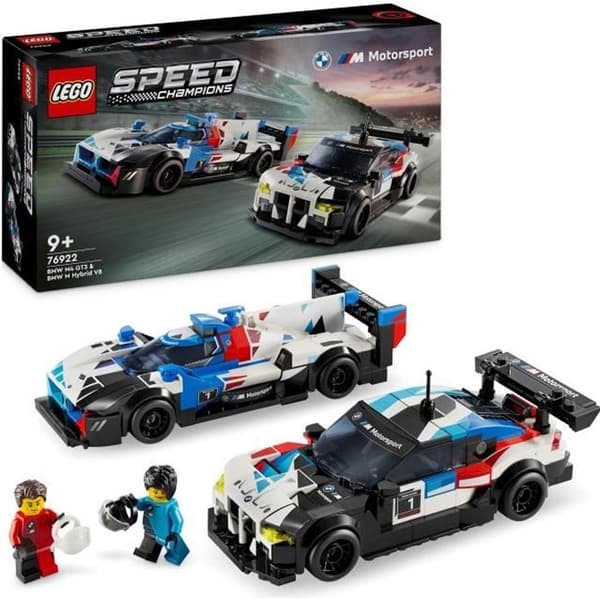 LEGO Speed Champions 76922 BMW M4 GT3 och BMW M Hybrid V8 Racing Cars, presentidé