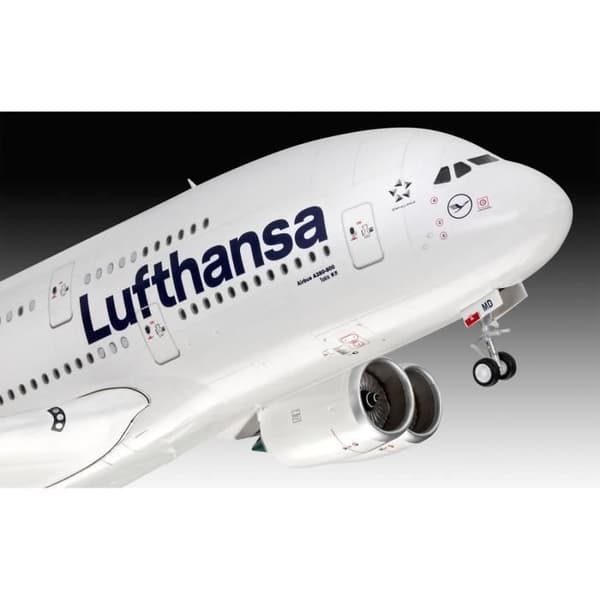Flygplansmodell - REVELL - Airbus A380-800 Lufthansa New Livery - Unik färg - Barn - Pojke