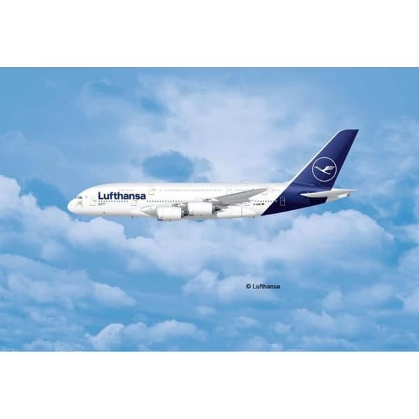 Flygplansmodell - REVELL - Airbus A380-800 Lufthansa New Livery - Unik färg - Barn - Pojke