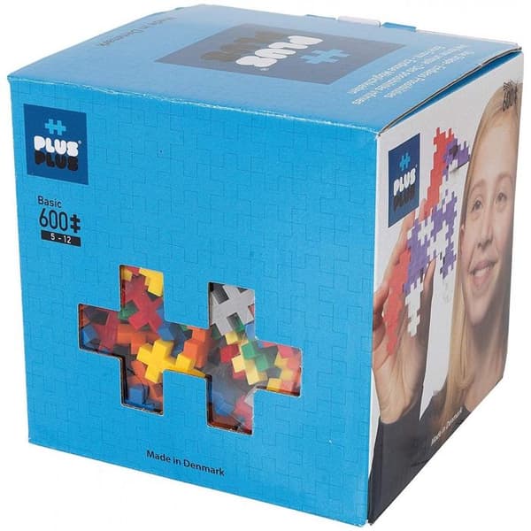 Kartong med 600 PLUS PLUS Mini Basic - PLUS PLUS - Mini Basic - Flerfärgad - Barn - Blandat