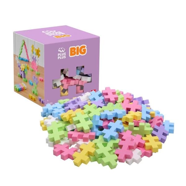 Box Midi BIG Pastell 100 stycken - Plus Plus