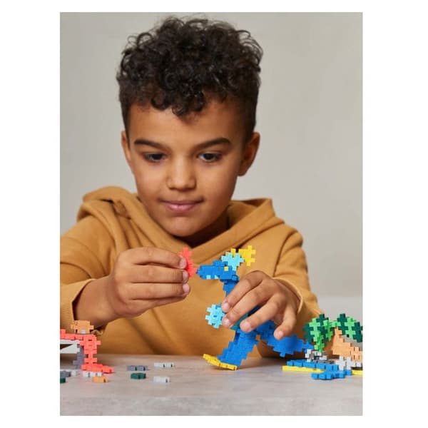 Discovery kit 500 stycken Mini Dinosaurs + 2 byggplattor - Plus Plus