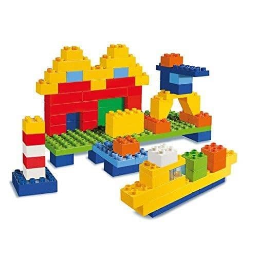 Byggspel - UNICO - 8502-0000 - 120 stycken - Blå - Blandat