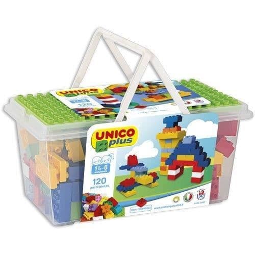Byggspel - UNICO - 8502-0000 - 120 stycken - Blå - Blandat