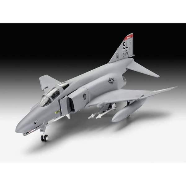 Militärflygplansmodell - REVELL - Modelluppsättning Easy-Click - F-4E Phantom - Unik färg